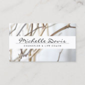 ツリーエレガントブランチ付きの名前 名刺 (正面)