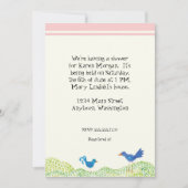 ツリーオブライフお洒落ガールベビーシャワー招待状 招待状 (正面)