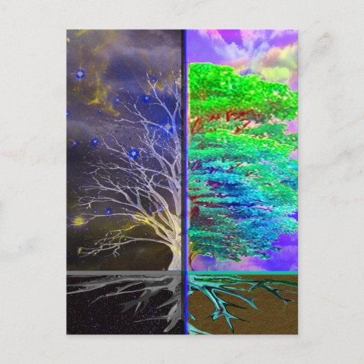 ツリーオブライフつながり ポストカード (正面)