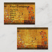 ツリーオブライフグスタフクリムト新しい 名刺 (正面/裏面)