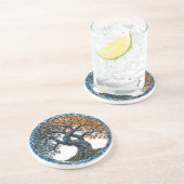 ツリーオブライフケルト砂岩コースター コースター (側面)