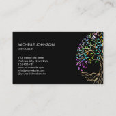 ツリーオブライフコーチイベントプランナー化粧品 名刺 (裏面)