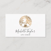 ツリーオブライフコーチセラピスト心理学者美しい 名刺 (正面)