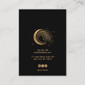 ツリーオブライフスピリチュアルツリームーン 名刺 (裏面)