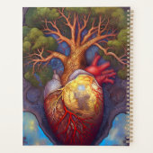 ツリーオブライフハート超リアル自然アート プランナー手帳 (裏面)