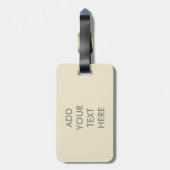 ツリーオブライフバイグスタフクリムトファインアート ラゲッジタグ (裏面縦)