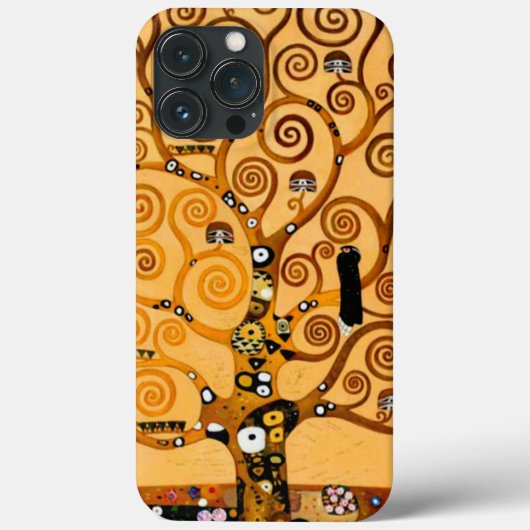 ツリーオブライフバイグスタフクリムトファインアート Case-Mate iPhoneケース (裏面)