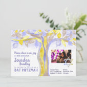 ツリーオブライフバルミツワー招待状 招待状 (スタンド正面)