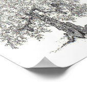 ツリーオブライフプリント ポスター (角)