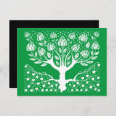 ツリーオブライフボホ新しい ポストカード (正面/裏面)