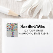 ツリーオブライフヨガインストラクター差出人住所 ラベル (インサイチュ)