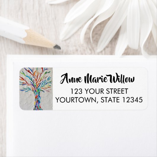 ツリーオブライフヨガインストラクター差出人住所 ラベル (インサイチュ)