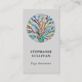 ツリーオブライフヨガインストラクター 名刺 (正面)