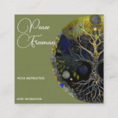 ツリーオブライフルナ スクエア名刺 (正面)