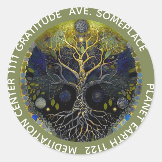 ツリーオブライフルナ ラウンドシール (正面)