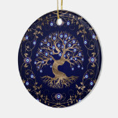ツリーオブライフ悪い目オーナメント セラミックオーナメント (左)