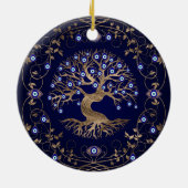 ツリーオブライフ悪い目オーナメント セラミックオーナメント (裏面)