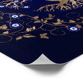 ツリーオブライフ悪い目オーナメント ポスター (角)