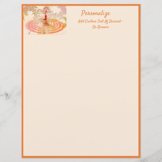 ツリーオブライフ禅ヨガナマステ パーソナライズされた (正面)