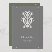 ツリーオブライフ結婚式招待状 招待状 (正面/裏面)