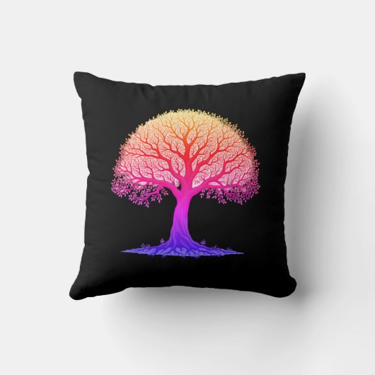 ツリーオブライフ装飾用クッション クッション (裏面)