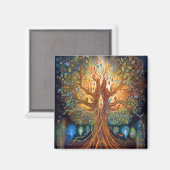 ツリーオブライフ超リアル自然アート マグネット (正面/裏面)
