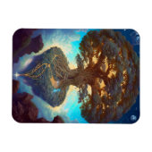 ツリーオブライフ超リアル自然アート マグネット (横)