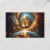 ツリーオブライフ銀河系ゴールデン 名刺 (正面)