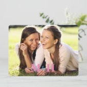 ツリーオブライフBノート(ユダヤ教の)バル・ミツバー招待状 招待状 (スタンド正面)