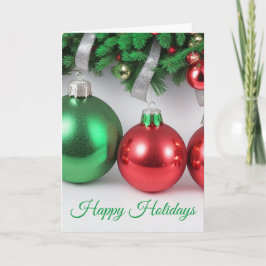 ツリーオーナメントクリスマス シーズンカード