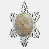 ツリーオーナメント スノーフレークピューターオーナメント (右)