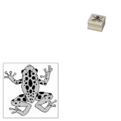 ツリーカエルかわいいキッズ ラバースタンプ (押印)