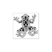 ツリーカエルかわいいキッズ ラバースタンプ (インプリント)