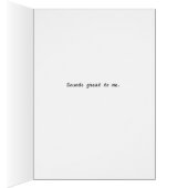 ツリーカエルのロマンスカード (内側 (右))