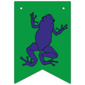 ツリーカエルズ子供の誕生日カワイト バンティングフラッグ (第2の旗)