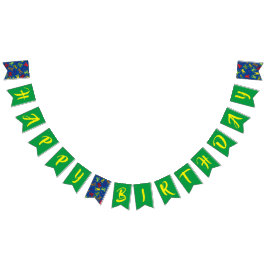 ツリーカエル子供の誕生日かわいい バンティングフラッグ