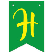 ツリーカエル子供の誕生日かわいい バンティングフラッグ (第2の旗)