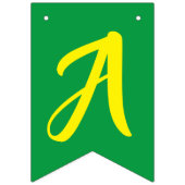 ツリーカエル子供の誕生日かわいい バンティングフラッグ (第3の旗)