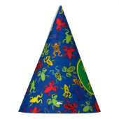 ツリーカエル子供の誕生日かわいい パーティーハット (左)