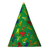 ツリーカエル子供の誕生日かわいい パーティーハット (右)