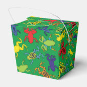 ツリーカエル子供の誕生日かわいい フェイバーボックス (裏面サイド)