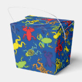 ツリーカエル子供の誕生日かわいい フェイバーボックス (裏面サイド)