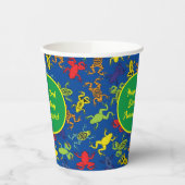 ツリーカエル子供の誕生日 紙コップ (左)