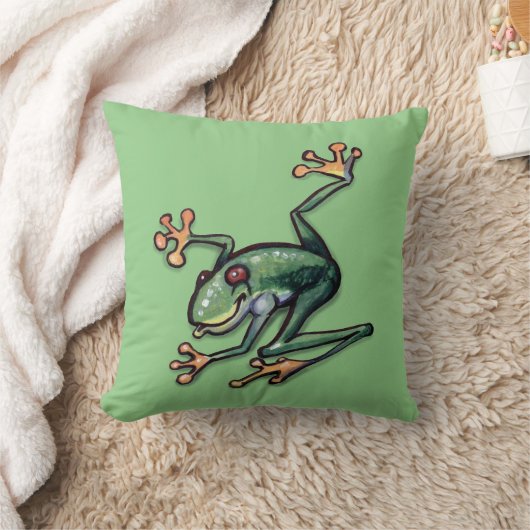 ツリーカエル クッション (ブランケット)