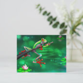 ツリーカエル ポストカード (スタンド正面)