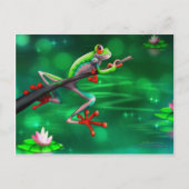 ツリーカエル ポストカード (正面)