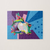 ツリーカカラフルエルポートレート ジグソーパズル (横)