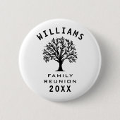 ツリーカッコいいファミリー懇親会サマーバケーションロードトリップ 缶バッジ (正面)