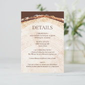 ツリーカットのカス素朴タマイズ結婚詳細 エンクロージャーカード (スタンド正面)