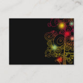 ツリーカラフルファンタジー結婚披露宴 エンクロージャーカード (裏面)